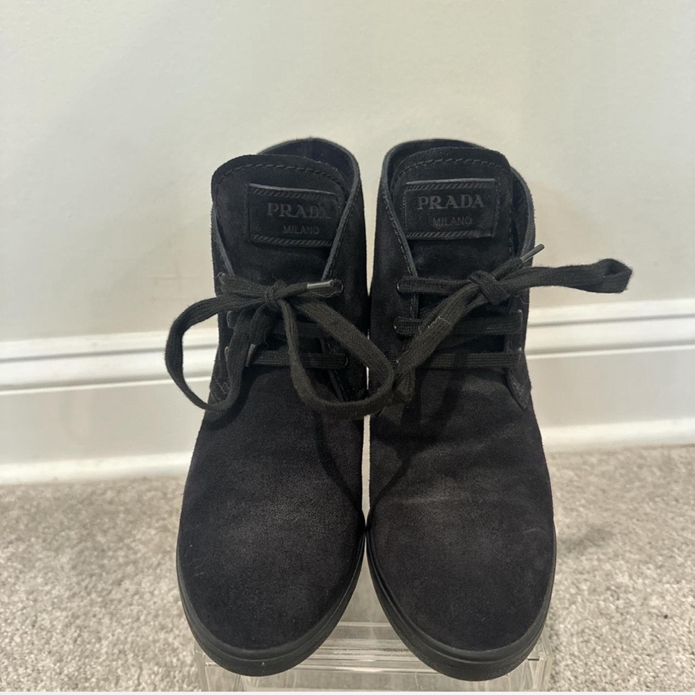 Prada Suede Wedges